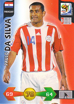 Paulo da Silva Paraguay Panini 2010 World Cup Silva #271